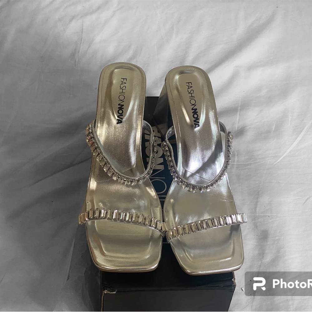 heeled mules size 9 fashion nova